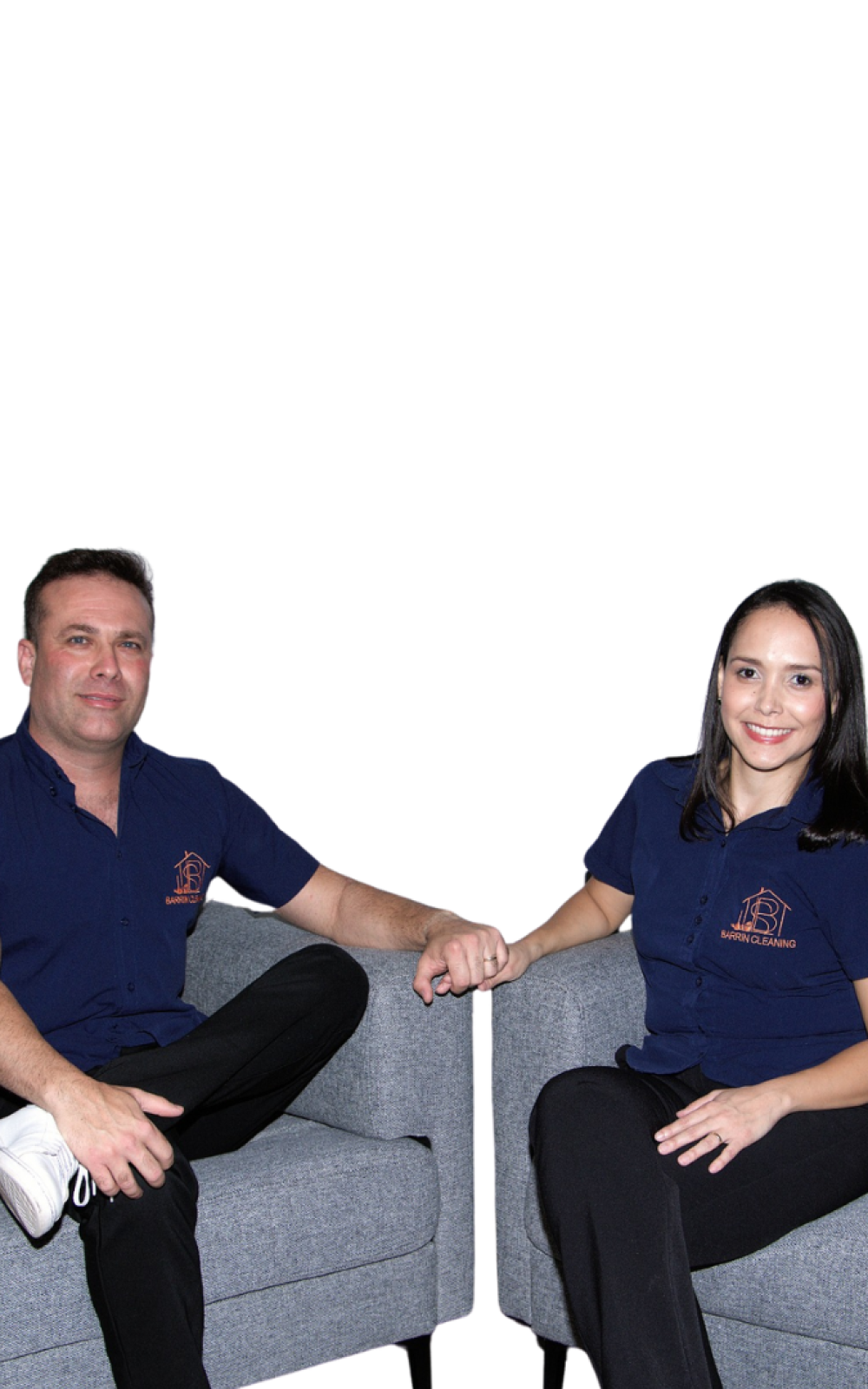 About us Barrin Cleaning Heleton and Luana Luana & Heleton Barring Cleaning Services Owners